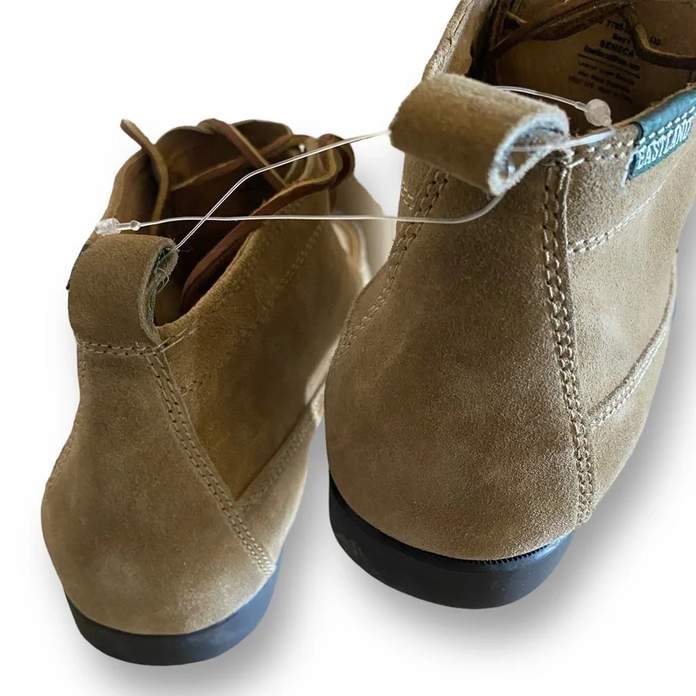EASTLAND Leather Suede SENECA Camp Boot Mock Toe Brown Mens Size 13D NWT